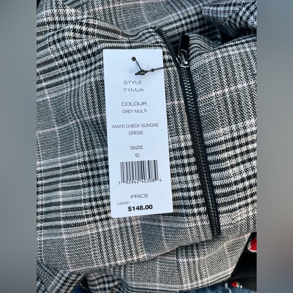 French Connection Dresses Nwt French Connection Amati Check Sundae